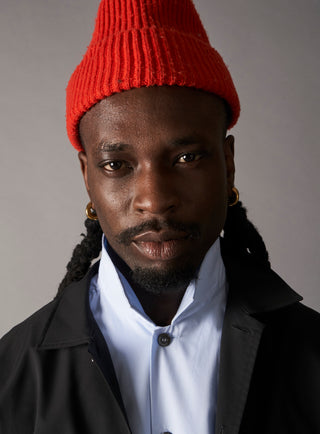 Cashmere Red Beanie Hat