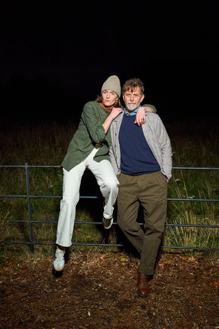 Recycled Italian Green Flannel Shirt Jacket