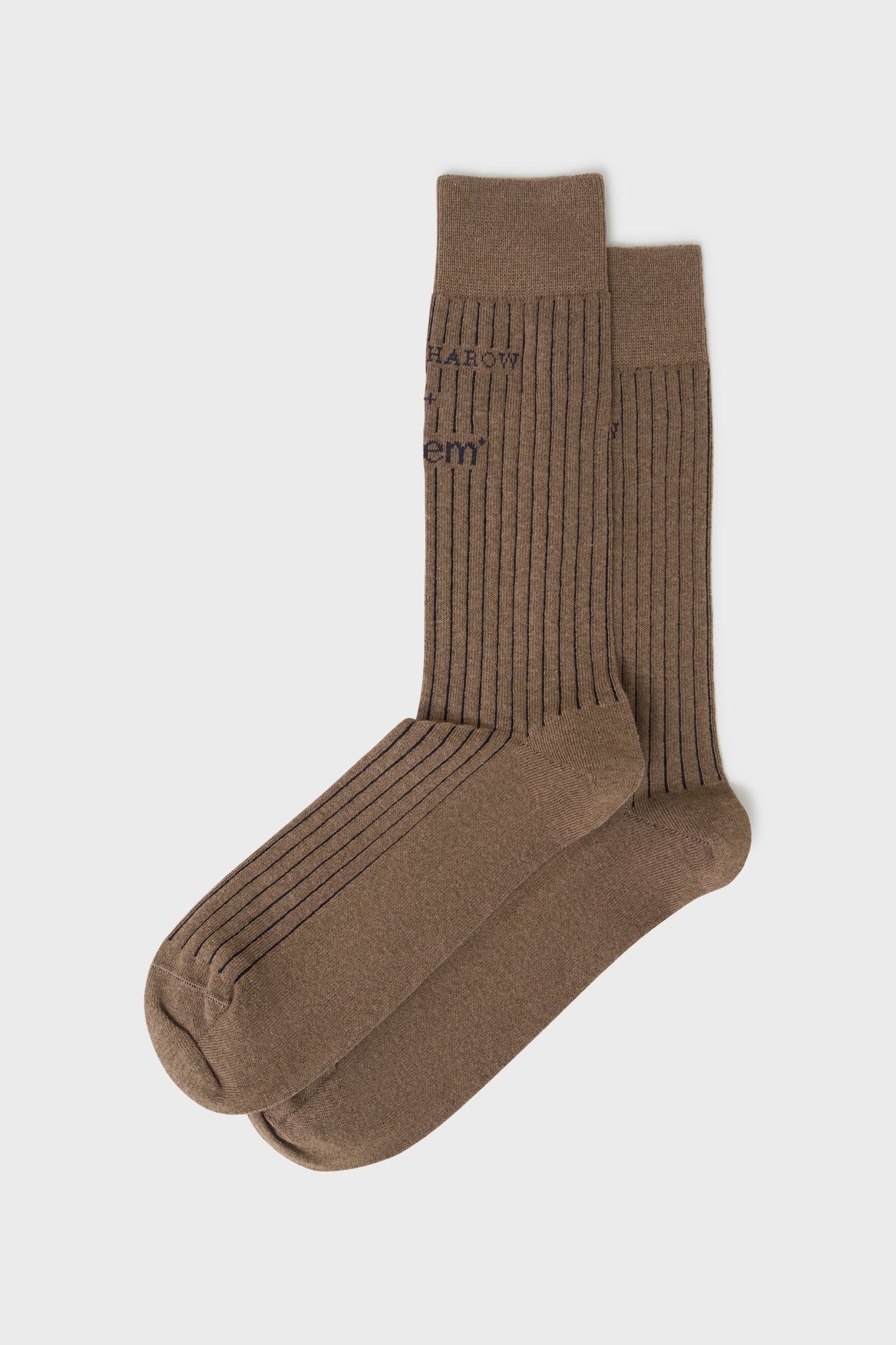 Recycled British Ribbed Cotton Light Socks