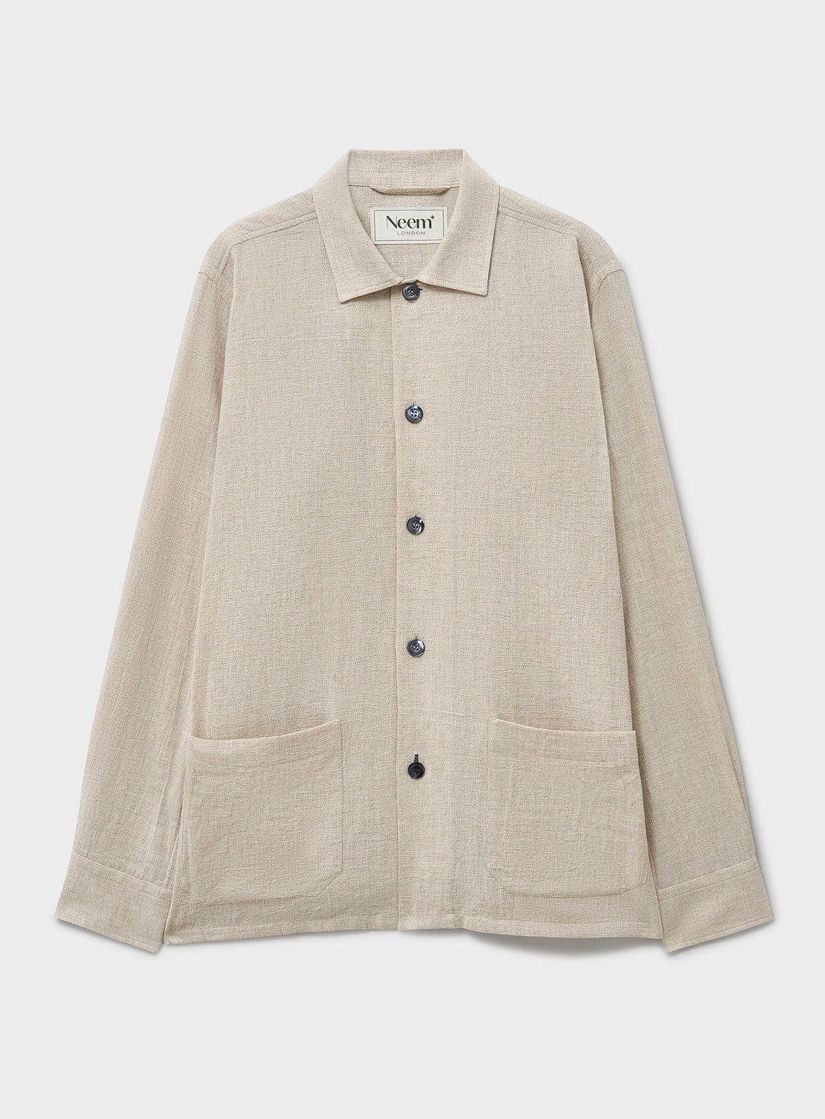 Recycled Cotton Basket Weave Resort Overshirt