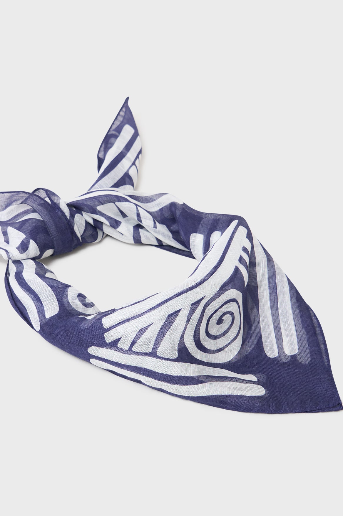 Tencel Linen Blend Batik Bandana