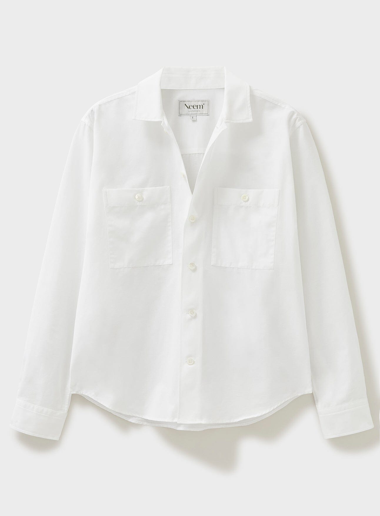 long sleeve white shirt, sustainable clothing