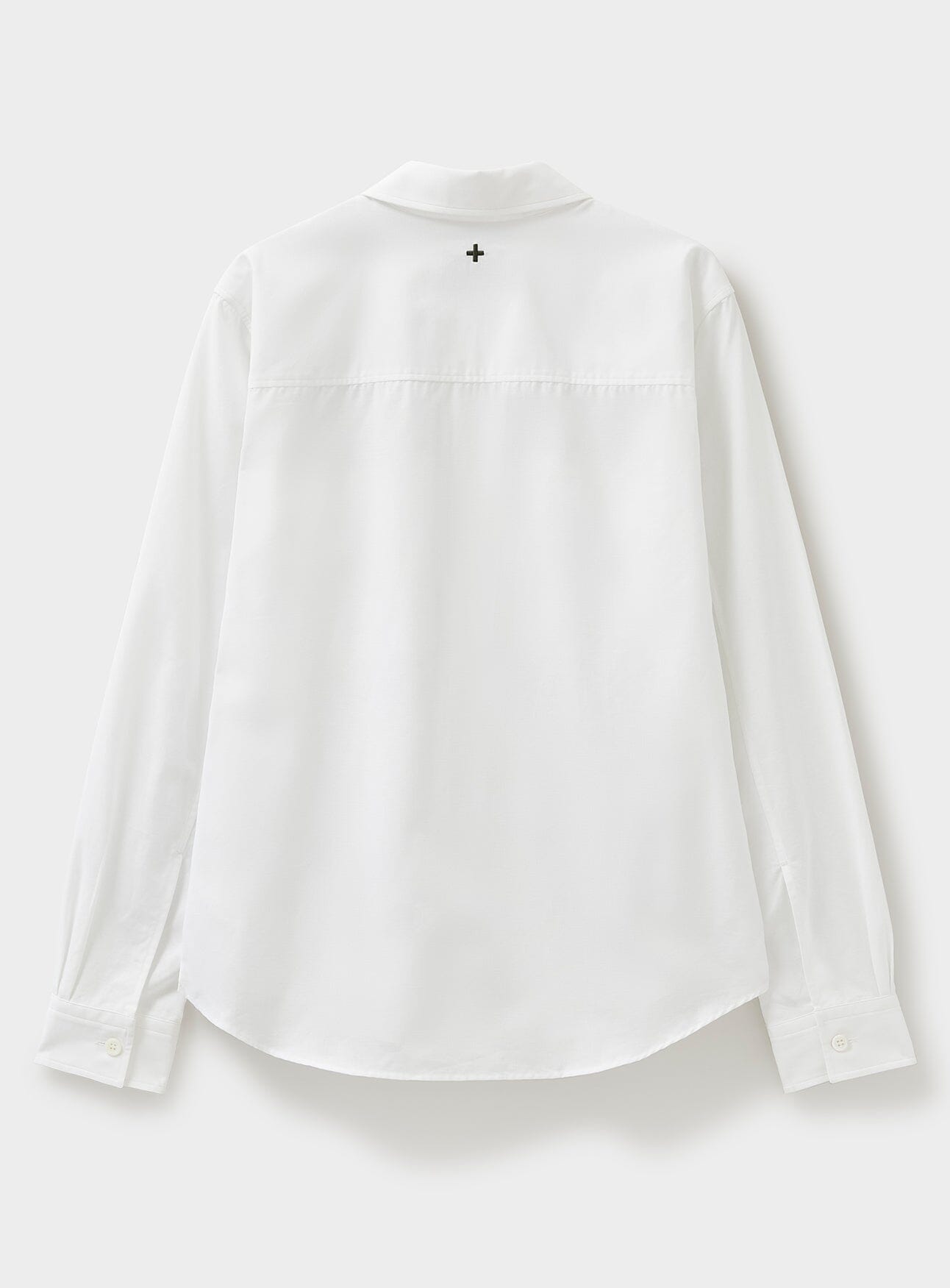 poplin, long sleeve white shirt