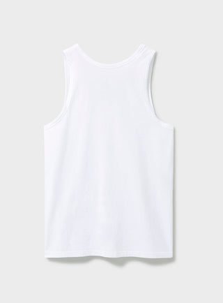 Organic 100% White Vest T shirts Neem London 