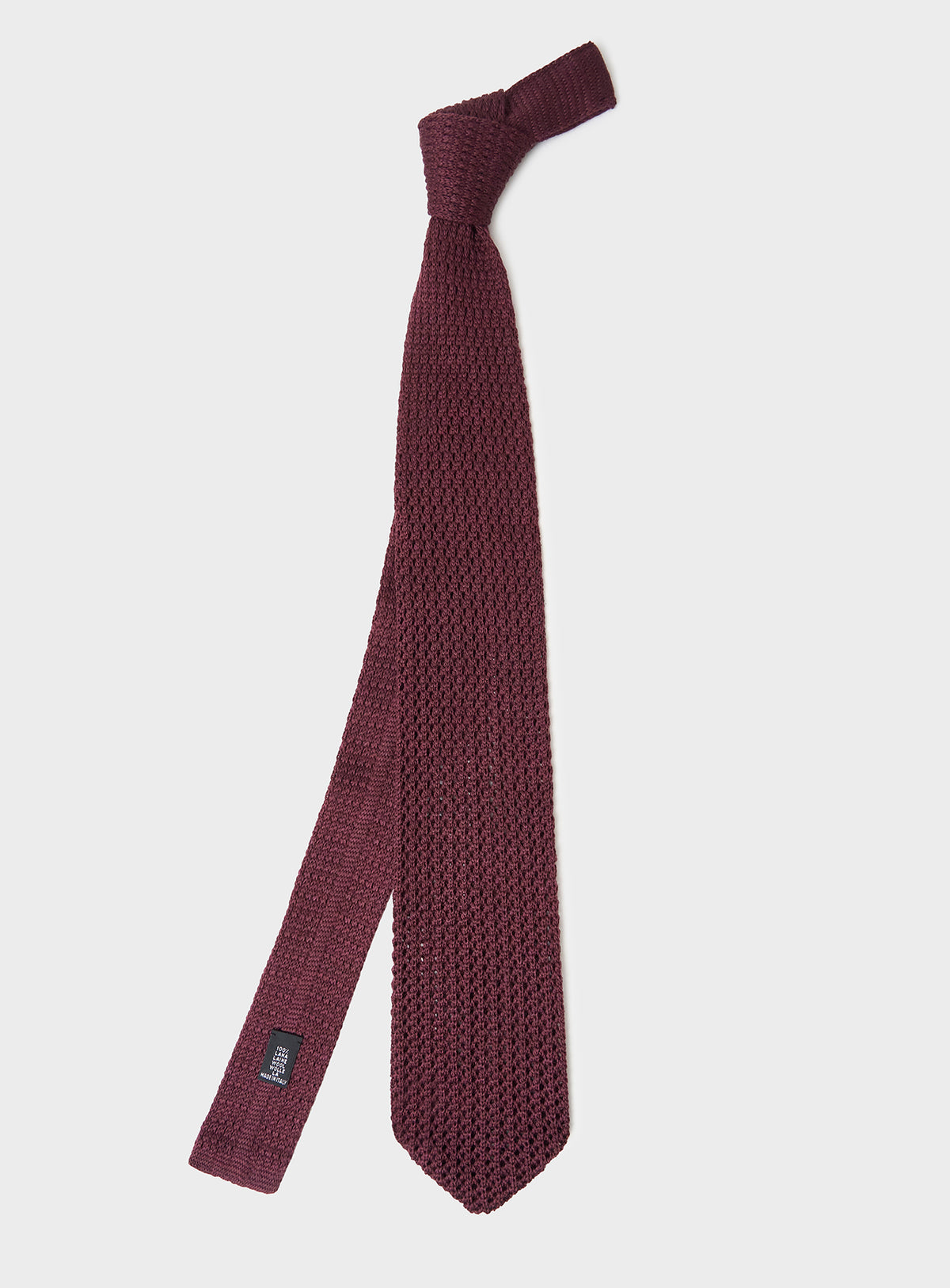 Wool Como Knit Tie