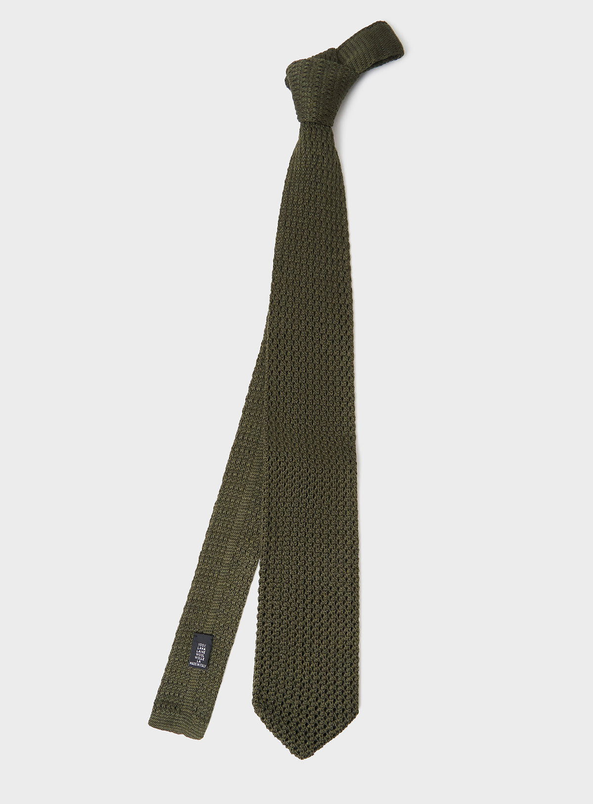 Recycled Wool Knit Tie