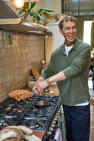 ZQ Merino Wool Jersey Olive Overshirt