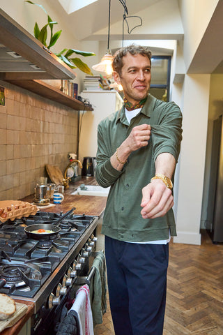 ZQ Merino Wool Jersey Olive Overshirt