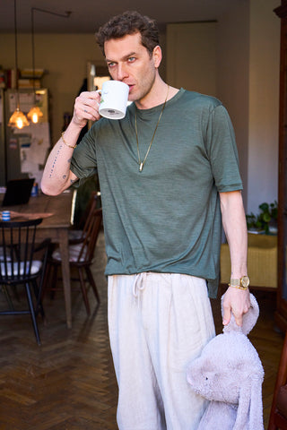 ZQ Merino Wool Jersey Olive T-Shirt