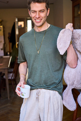 ZQ Merino Wool Jersey Olive T-Shirt