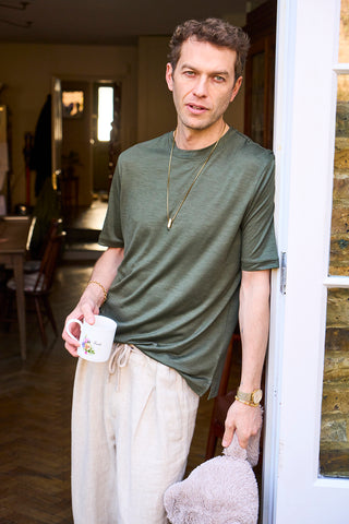 ZQ Merino Wool Jersey Olive T-Shirt