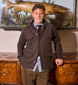 Recycled Denim Indigo Cut Away Shirt