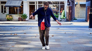 zq merino wool blue long sleeve overshirt
