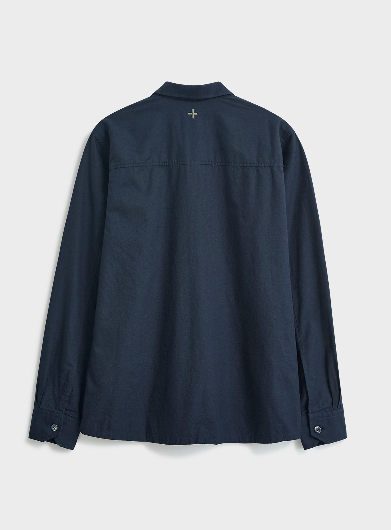 Regenerative Cotton Navy Shirt Jacket Pre-order Neem Global 