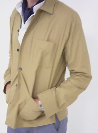 khaki overshirt