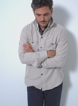 poplin mens overshirt