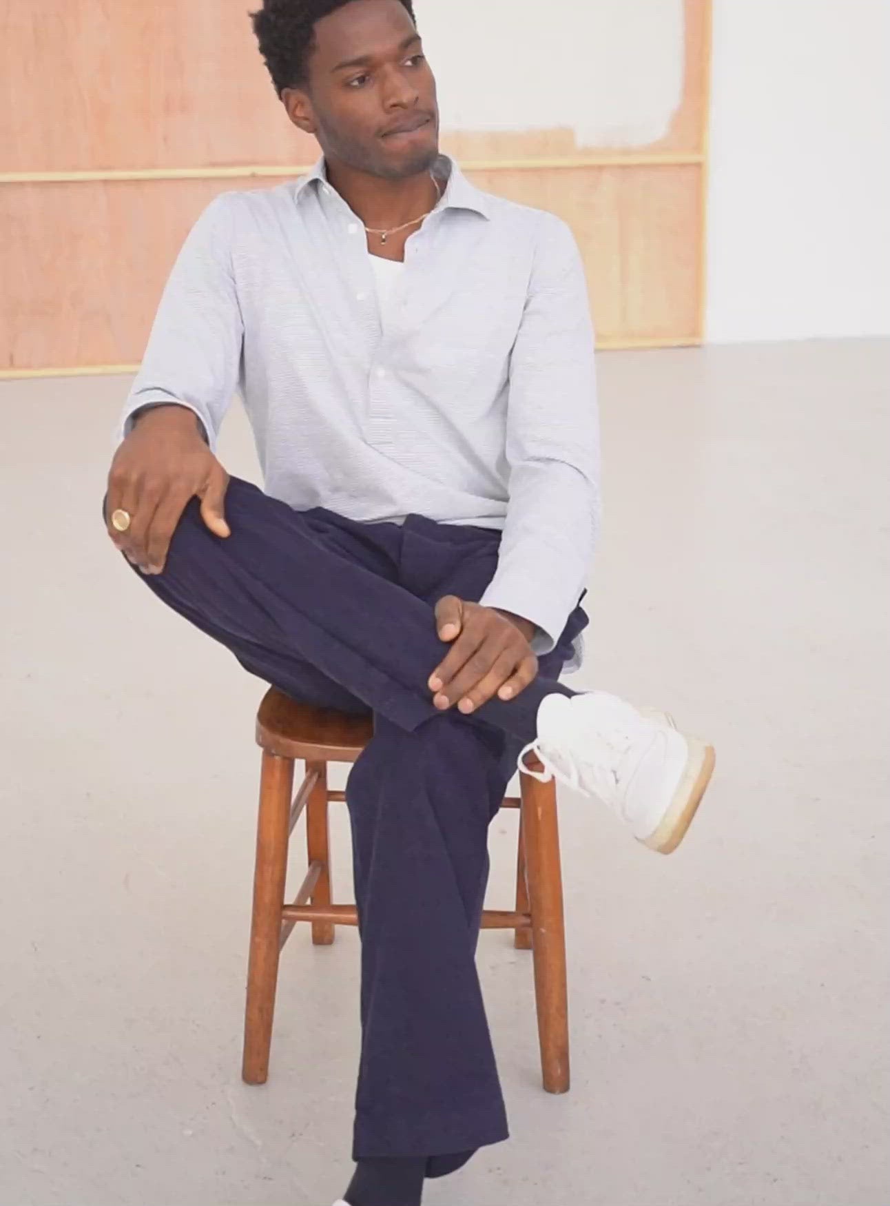 mens office wear, recycled cotton
