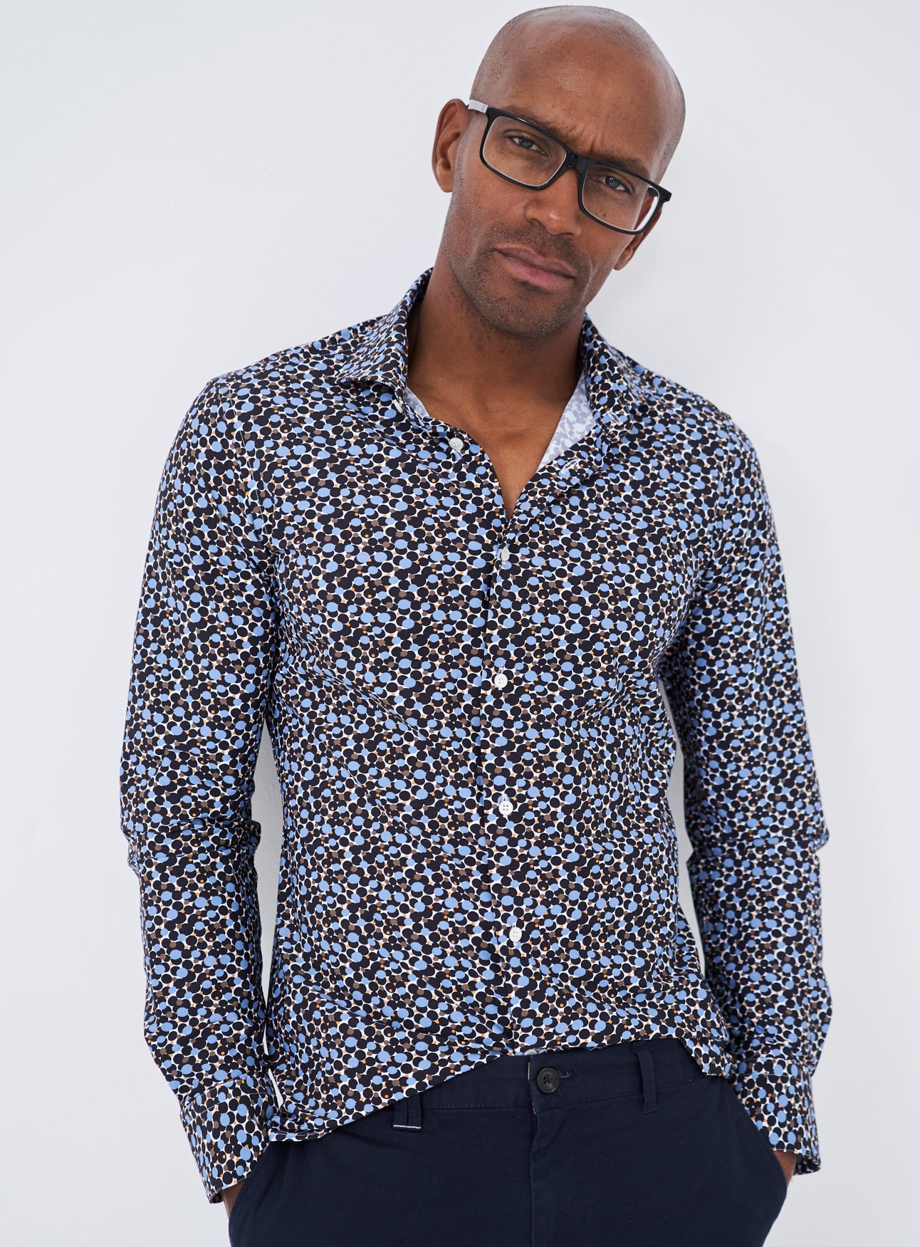 Recycled Print Party Comfort Shirt