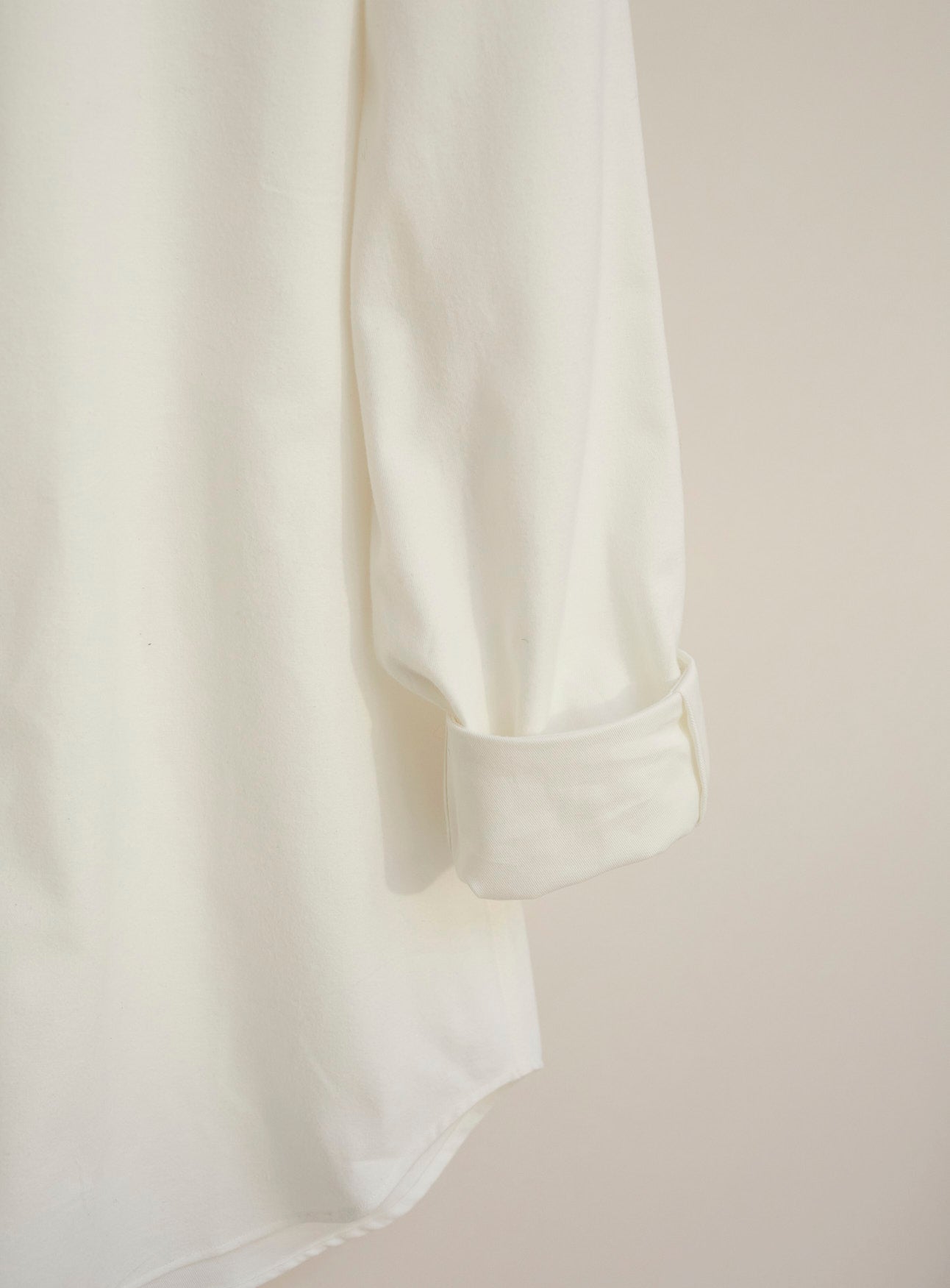 Recycled White Nehru Collar Shirt – Neem London