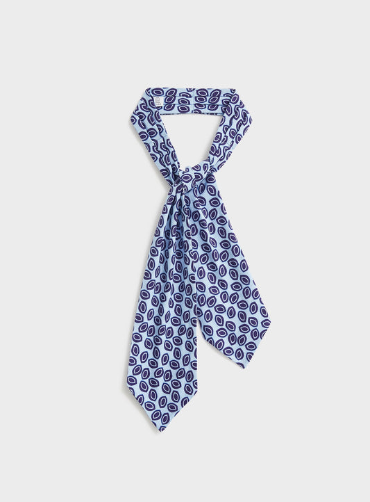 The Recycled Italian Geometric Print Modern Neckscarf Socks & Scarfs Neem Global 