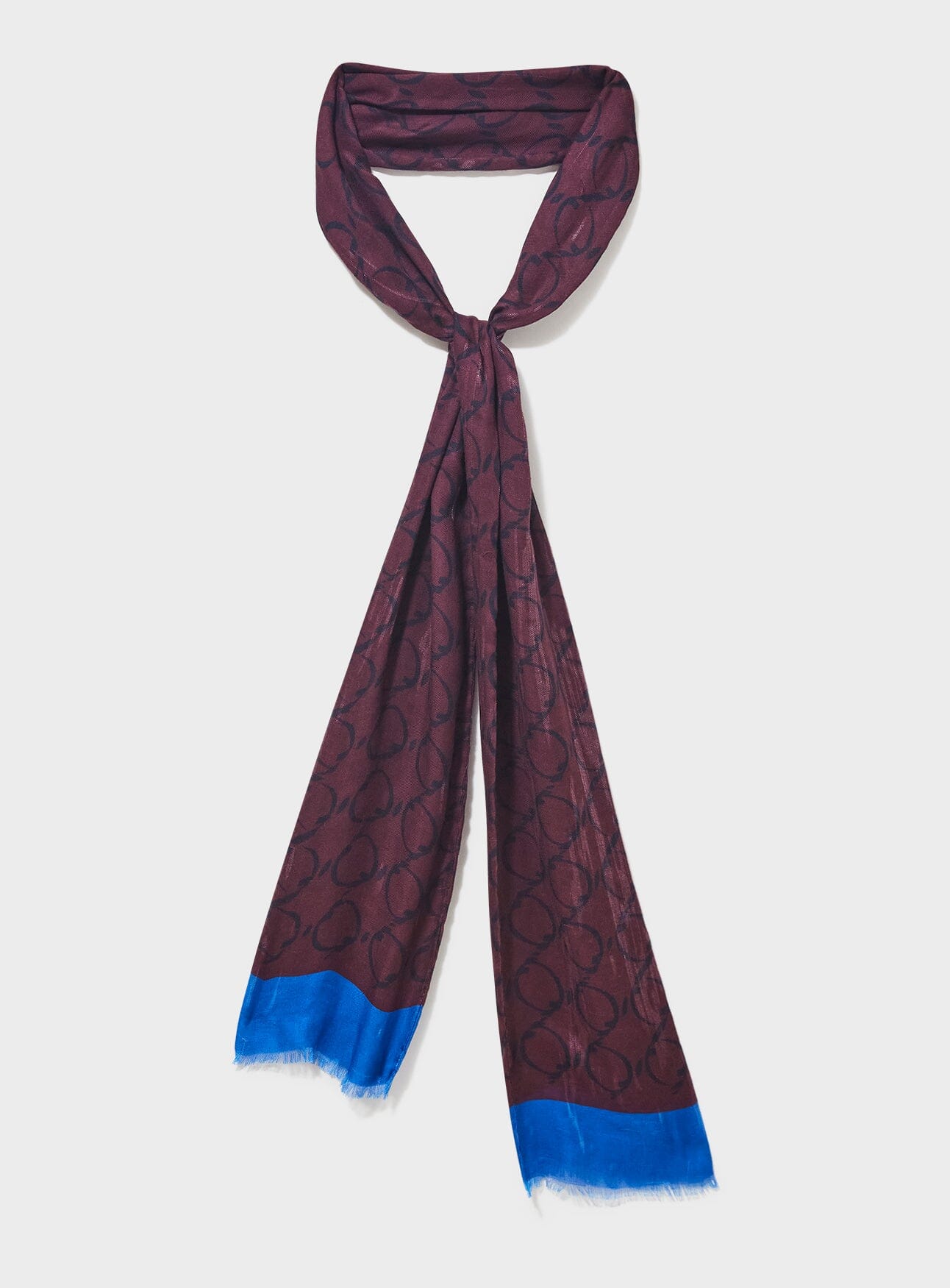 Italian Tencel Border Scarf