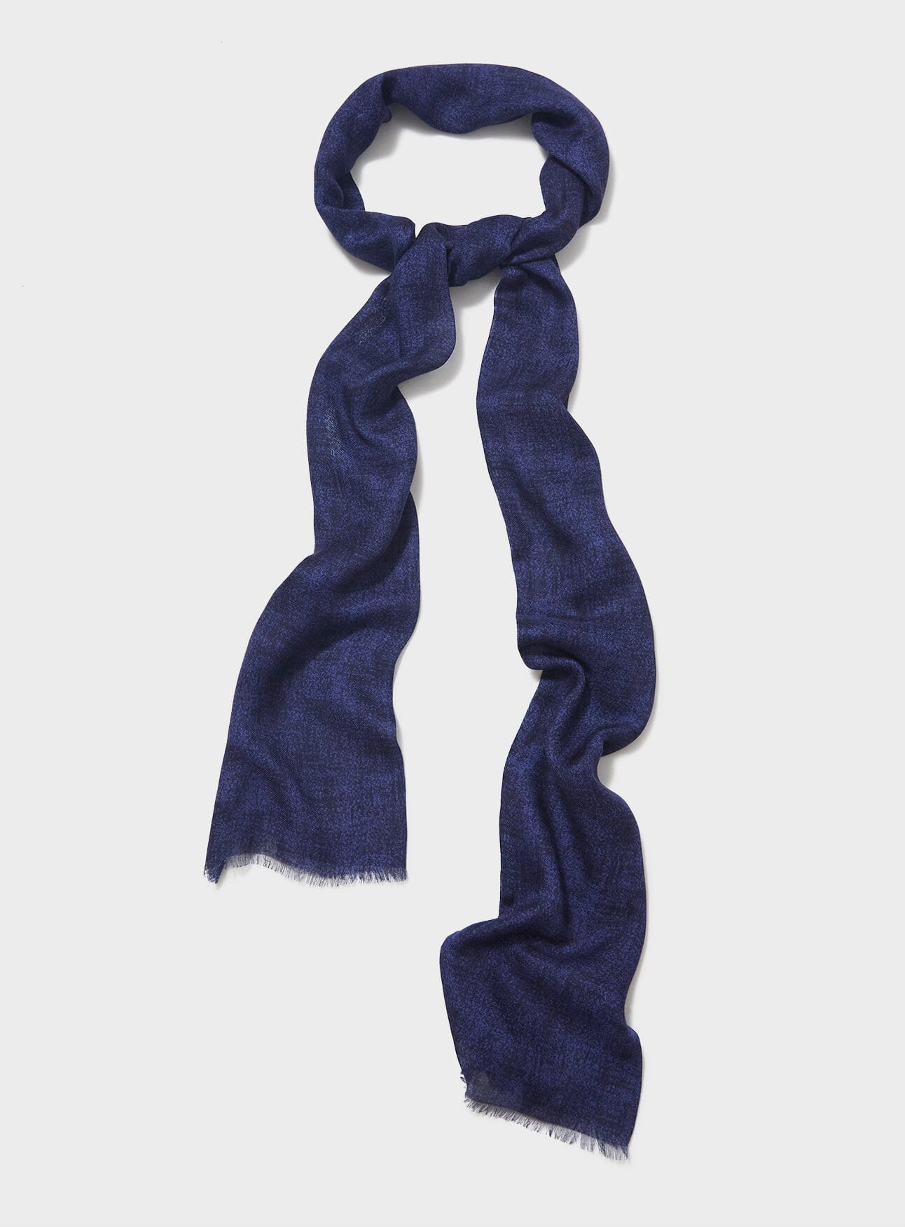 Italian Tencel Biodegradable Blue Semi Plain Scarf Socks & Scarfs Neem Global 
