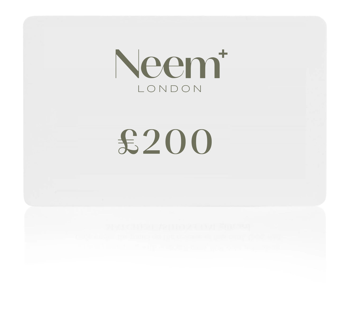 Neem London Gift Card Neem Gift Card Neem London £200.00 